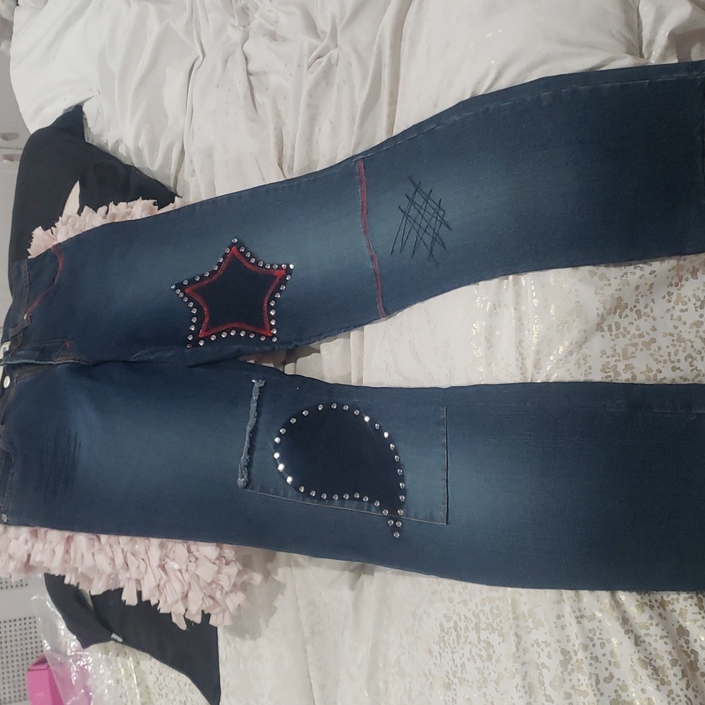 Azzure Star Studded Jeans